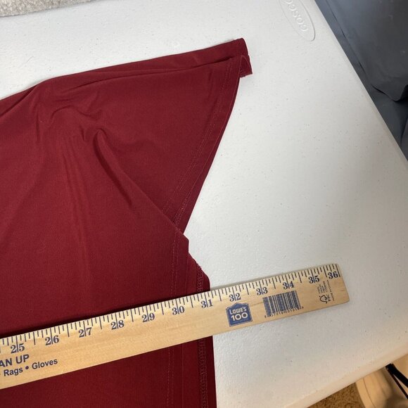 Clara Sun Woo Top Womens Size Medium‎ Cold Shoulder Poly Rayon Stretch Comfort - Picture 6 of 9